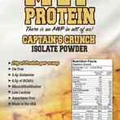 "MVP PROTEIN" "CAPTAIN'S CRUNCH" WHEY ISOLATE PROTEIN POWDER- 2 Lbs.-28 Servings