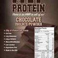 "MVP PROTEIN" "CHOCOLATE" WHEY ISOLATE PROTEIN POWDER- 1 Lb. (14 Servings)