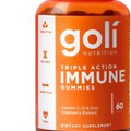 Goli Immune Vitamin Gummy - 60 Count - Elderberry, Vitamin C, D & Zinc