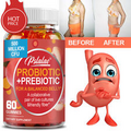 Probiotics + Prebiotics Fiber Gummies - Relieve Gas, Bloating & Constipation