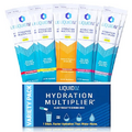 Liquid IV Variety Pack - 5 Flavors, IV Hydration Packets, Electrolytes Powder Packets, Liquid IV Hydration Multiplier and Electrolytes - Hydration Powder, Electrolytes Powder - 10 Pack