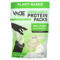 Dissolvable Protein Packs, 100% Plant Meal Replacement, Vanilla Bean, 1.33 lb