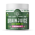 BrainJuice Nootropics Brain Support Supplement, Gluten Free Powder for Energy and Focus, Pre Workout w/Alpha GPC, Vitamin B & Organic Green Tea Extract Caffeine, Active Pomegranate Acai, 15 Servings