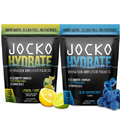 Jocko Fuel Hydrate Electrolytes Powder Packets No Sugar - Hydration Amplifier Packets for Recovery, Dehydration, & Exercise - with Vitamins B6, B12 & C (32 Packets) (2 Pack Bundle)