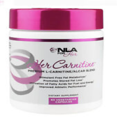NLA for Her SLEEP & BURN FAT Carnitine Premium L-Carntine/ALCAR  60 Caps 7/2024