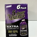 5-Hour Energy Drink Extra Strength Grape, Pack of 6-1.93 fl oz 02/25
