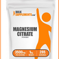 BulkSupplements Magnesium Citrate Powder 1kg - 3.5g Per Serving