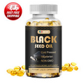 1000mg Black Seed Oil, Premium Cold Pressed, Non-GMO, Vegan,Premium Black Seed