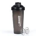 XTKS Shaker Bottle, 600ml Classical Protein Shaker Cup with Mixing Ball for Smooth blending, Leak-Proof GYM Workout Water Bottles for protein& Smoothie Shake，Bpa Free (20oz / Black)