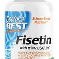 Doctor'S Best Fisetin with Novusetin, Non-Gmo, Vegan, Gluten & Soy Free, 100 Mg,