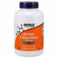 Acetyl-L Carnitine 500 mg 200 Caps By Now Foods