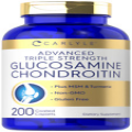Glucosamine Chondroitin MSM Turmeric | 4050mg | 200 Count | Non-GMO | by Carlyle