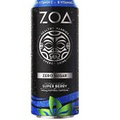 ZOA Zero Sugar Energy Drink - Healthy Energy Formula SUPER BERRY