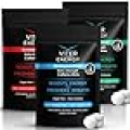 Viter Energy Extra Strength Caffeine Mints All 3 Flavors 1/2 Pound Bulk Bag Bundle - 80mg Caffeine, B Vitamins, Sugar Free, Vegan, Powerful Energy Booster for Focus and Alertness