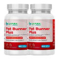 LaPura Fat Burner Plus, 60 Capsules (2 Pack) - Weight Loss Support, Appetite Suppressant, Energy Booster, Premium Formula - Green Tea & Green Coffee Bean Extract, Cinnamon Bark Powder