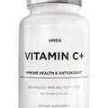 Amen Vitamin C+ Supplement with Zinc, Bioflavonoids, Quercetin, Rose Hips, Elder