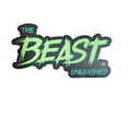 Drink STICKER ~ MONSTER Energy Drink Company: The BEAST Unleashed Hard Seltzer