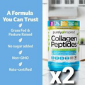x2 Collagen Peptides - Purely Inspired, Grass Fed & Pasture Raised, NON-GMO