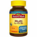 Nature Made Men 50 Plus Multivitamin Supplement 22 Key Nutrient 90 ct Pack of 2