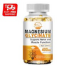 400MG Magnesium Glycinate High Absorption,Improved Sleep,Stress & Anxiety Relief