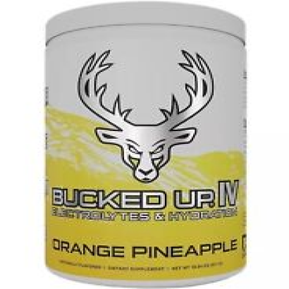 Bucked Up IV Electrolytes and Hydration - Orange Pineapple MSRP-$39.95