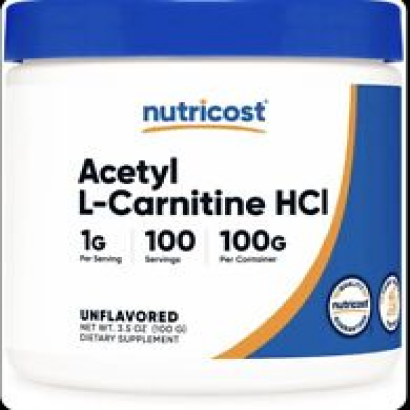 Nutricost  Acetyl L-Carnitine 100g, 1000mg Per Serving, 100 Servings