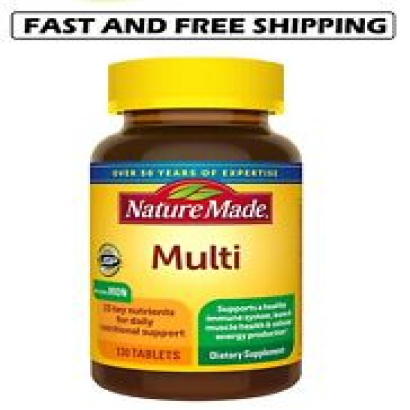 Multivitamin Tablets with Iron, Multivitamin for Women and Men for Daily Nutriti