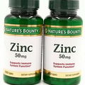 Nature's Bounty Zinc 100 Caplets-Supports Immune System Exp. 11/2024 (Lot of 2)