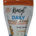 Lot of 2 Konsyl Daily Psyllium Fiber Orange Sugar Free Powder Supplement 11.4oz