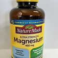 Nature Made  Extra Strength Magnesium 400 mg. 180 Softgels,EXP 04/2025 OR LATER