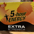 5 Hour Energy Shot Peach Mango Extra Strength 12 Ct 1.93 oz Unopened!