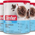 3Pack SlimFast Meal Replacement Powder Original Rich Chocolate Royale WeightLoss