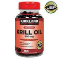 Kirkland Signature™ Krill Oil 160 (500 mg) Softgels *** FAST SHIPPING ***