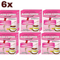 6x Bashi Coffee Instant  breakdown Strong Healthy Burn fat Weight Loss Slimming