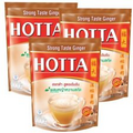 3PACK(42PCS) HOTTA Instant Ginger Drink with Stevia Extract Strong Taste Formula