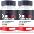 (2 Pack) CannUtopia Nitric Oxide Capsules for Men, CannUtopia Nitric Oxide Advanced Formula, CannUtopia Nitric Oxide Maximum Strength, CannUtopia Nitric Oxide Reviews (120 Capsules)