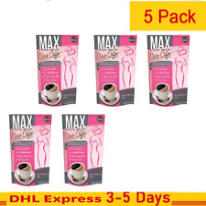 5X Pack Max Curve Coffee Instant Coffee Reduce Freckles Dark Spots White Skin