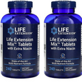 Life Extension Mix Tablets with Extra Niacin, 2X240 Tablets