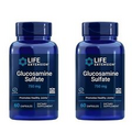 2PC Life Extension Glucosamine Sulfate Supports Knee Comfort Joint Health 60 Cap