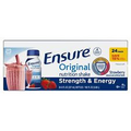 Ensure Original Nutrition Shake, Small Meal Replacement Shake Strawberry 24ct