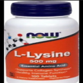 Now Foods L-LYSINE 1000mg 100 Tablets - Amino Acid, double strength