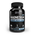 Premium Chelated Magnesium Glycinate, Malate, Citrate (400mg | 180 Capsules |...
