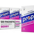 Propel Powder Packets - Berry Flavored, Electrolytes 12 Boxes/120 Packets