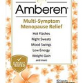 Amberen Multi Symptom Menopause Relief Supplement Estrogen Free 60 ct Pack of 2