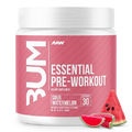 RAW Essential Pre-Workout Powder (Sour Watermelon) - Chris Bumstead Sports Nutrition Supplement for Men & Women Preworkout Energy with Caffeine, L-Citrulline, L-Tyrosine, Beta Alanine Blend