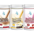 Malteada Sabor Chocolate-Fresa-Vainilla Nutritional Shake Powder/Malteada Nutritiva en Polvo Sheló NABEL (Vainilla/Vanila)