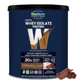 Biochem 100% Whey Isolate Protein - Chocolate Flavor - 30.9 Ounce - Supports Immune Health - Easily Digestible - Refreshing Taste - 20g Vegetarian Protein - Amino Acids…