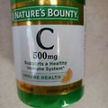 Vitamin C Nature's Bounty Supplement Support Immune Health 500mg 100ct 03/2024EX