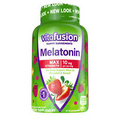 Vitafusion Max Strength Melatonin Gummy Supplements, Strawberry Flavored, 10...