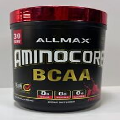 AMINOCORE BCAA, Fruit Punch, 0.69 lbs (315 g) NEW BB 07/24